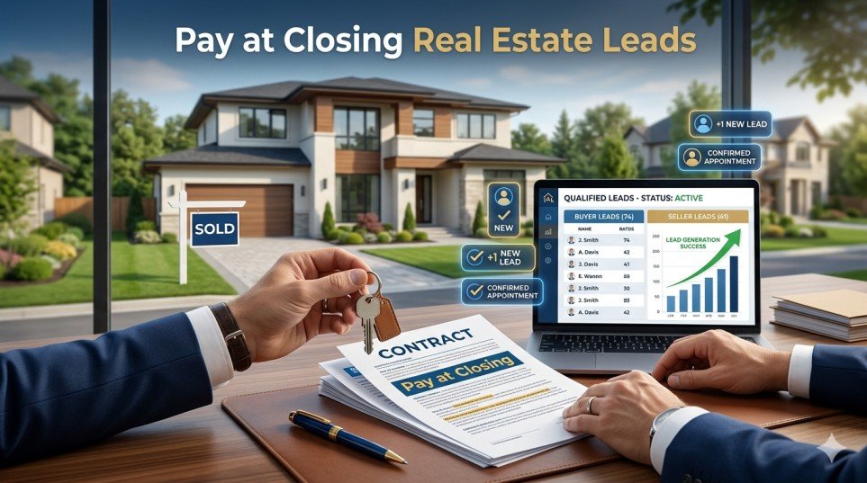 pay at closing real estate leads